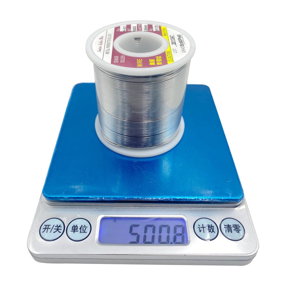Fio de solda com chumbo de 200, 300, 500g com resina, alta pureza, fio de solda de baixa temperatura, estanho para uso d