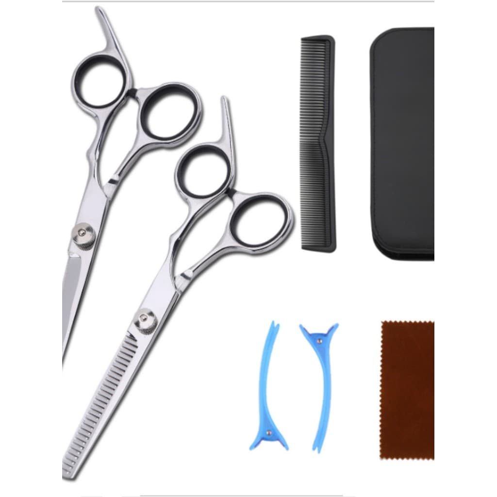 Brother Kai BJD tesoura de cabelo falso ferramentas de cabeleireiro aparar peruca desbaste tesoura plana dentes tesoura