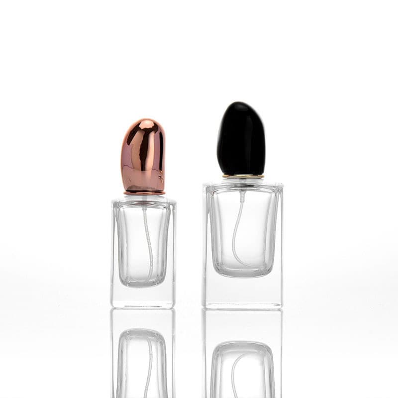 Frasco dispensador de perfume e cosméticos de vidro com múltiplas capacidades, frasco pulverizador portátil, frasco vazi