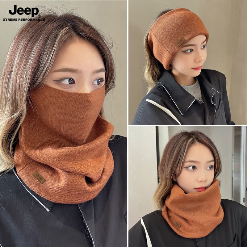JEEP Bib Mulheres Inverno Pescoço Proteção Proteção Proteção Contra Frio Capa de Pescoço Quente Máscara Facial Mulheres