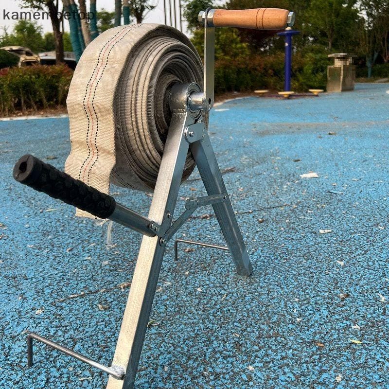 Máquina De Carretel De Mangueira Portátil , Enrolador Manual De Água De Fogo , Artefato De Irrigação Agrícola Dobrável ,