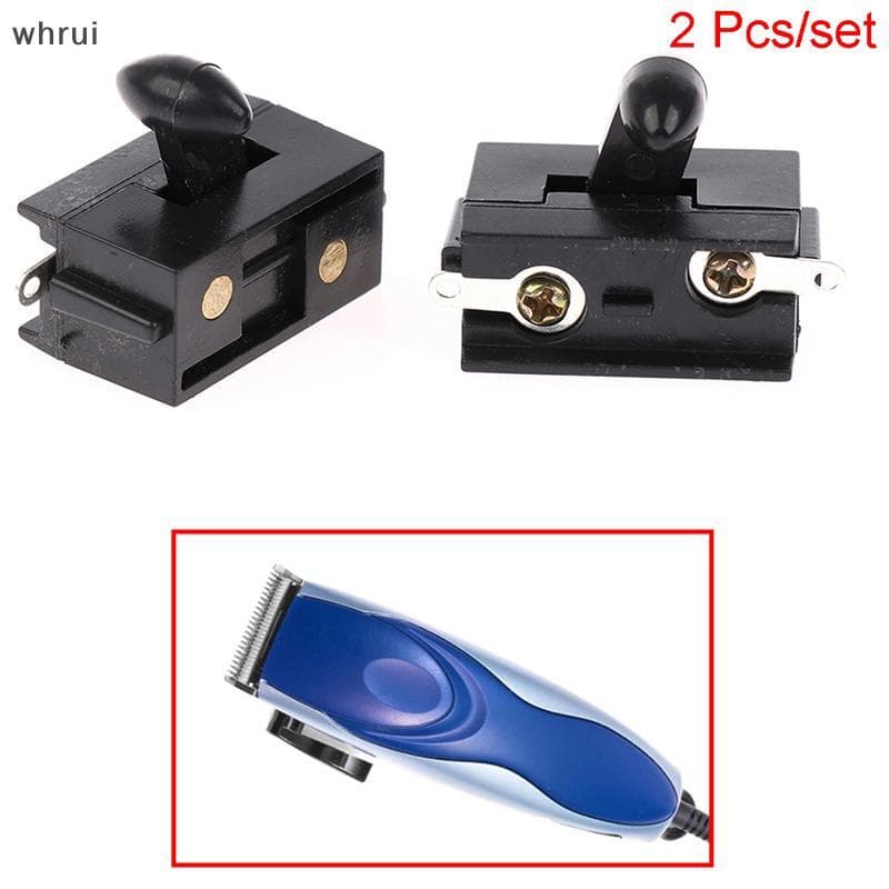 [WHRUI] 2 Pcs Elétrico Cabelo Aparador Clipper Substituição Interruptor De Alimentação Acessório