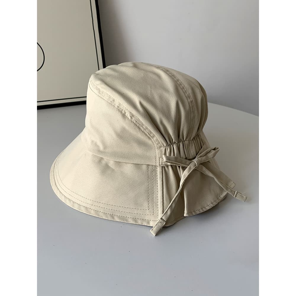 Chapéu balde plissado japonês feminino primavera verão moda All-Match respirável chapéu de sol viagem ao ar livre protet
