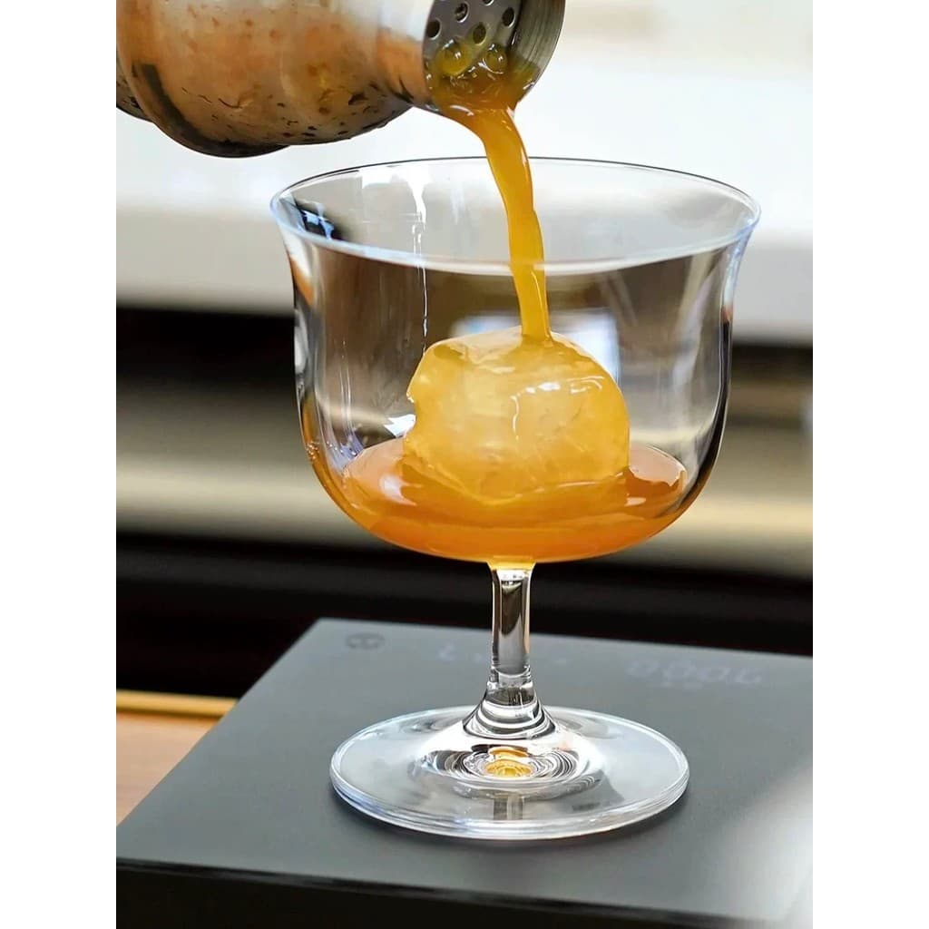 Bar loja estilo japonês Kimura escuro recife Cocktail copo de café especial copo de vidro cristal chá beber boca larga c