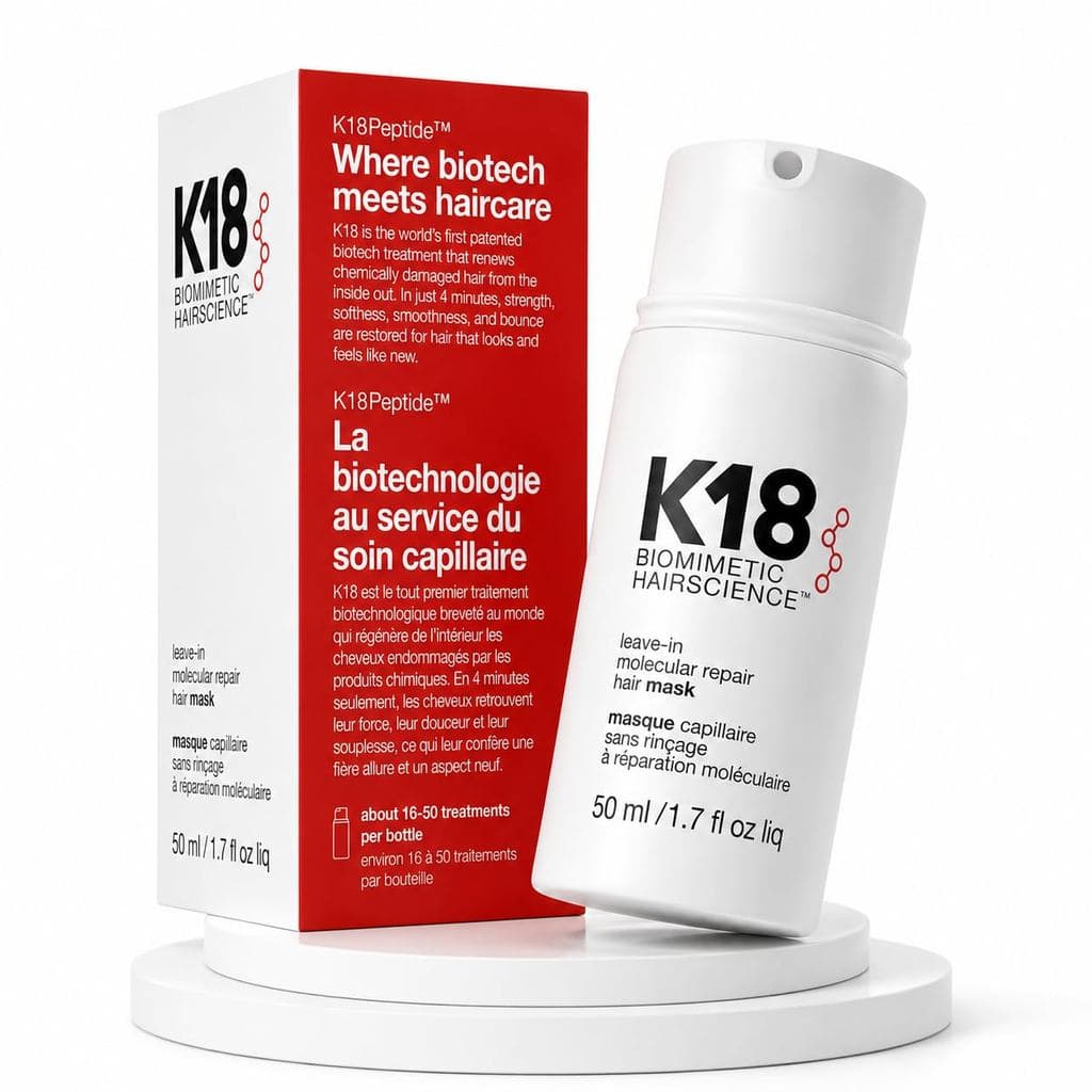 Máscara Capilar Reparadora Molecular K18 Leave-In, Peptídeo K18 Patenteado ™ Tratamento Capilar com Peptídeos de 4 Minut
