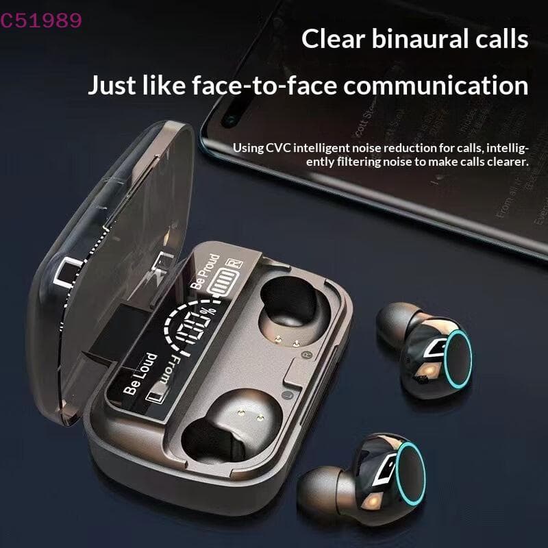 [kaan] M10/M19/M90 TWS Fones De Ouvido Sem Fio Esportivos À Prova D'água Design Conexão Som Estéreo 9D + Caixa De Carreg