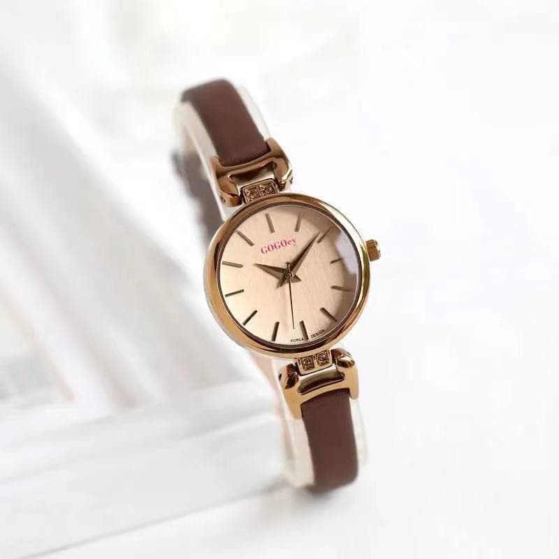 Novo produto versão coreana estilo relógio genuíno senhoras simples nicho moda estudante esportes relógio de quartzo ele