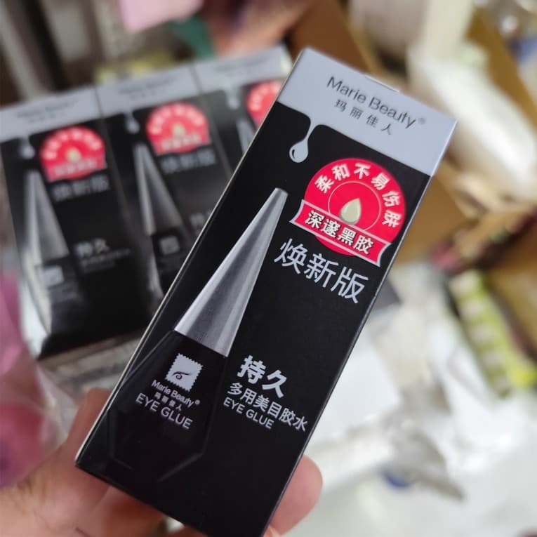 Mary Lady cola atacado preto branco cola para cílios postiços cola dupla para pálpebras nova versão garantia de produto