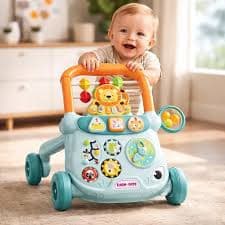 Andador Infantil Musical Brinquedo Interativo Aprender Andar Desenvolvimento Motor Empurrador