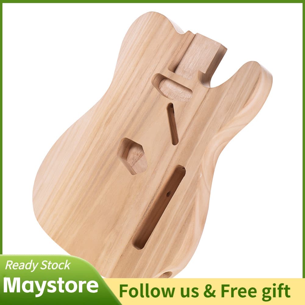 Maystoree-br Maystoree-br Ejoyous Corpo de guitarra elétrica inacabado T02 Sycamore Madeira em branco para guitarras