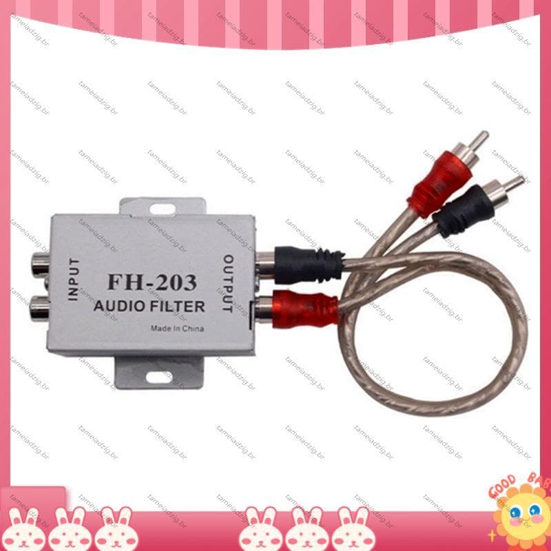 [Fast T] Amplificador Isolador De Ruído Terrestre Filtro Buzzing De Carro E Para Estéreo Doméstico , Redutor Supressor