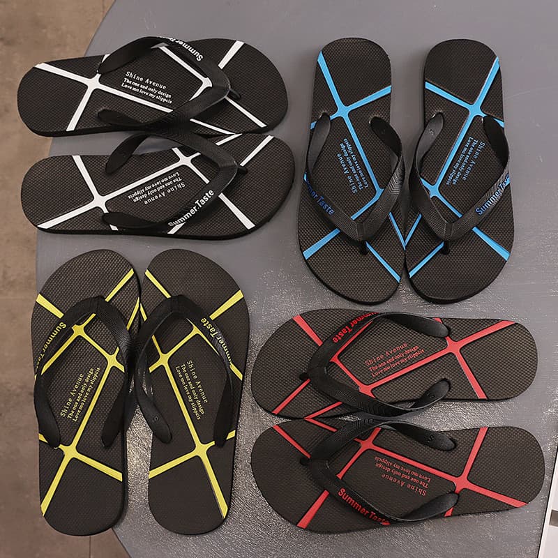 Chinelos masculinos 2026 verão novo estilo chinelos masculinos ao ar livre na moda Casual flip-flops único exterior Wear