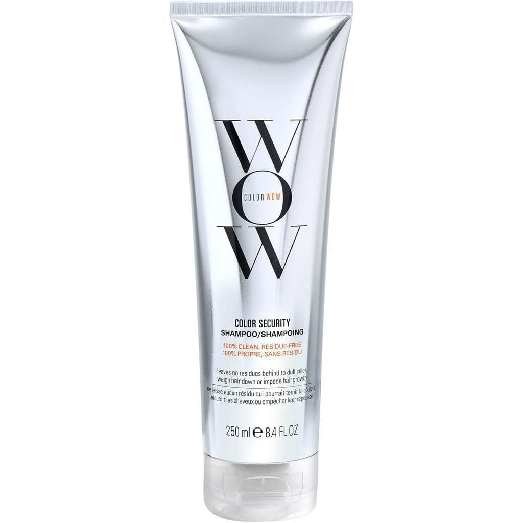 Shampoo ColorWow ColorSecurity sem sulfato, adequado para cabelos com coloração, 250ml |     Shampoo sem sulfato, fórmul