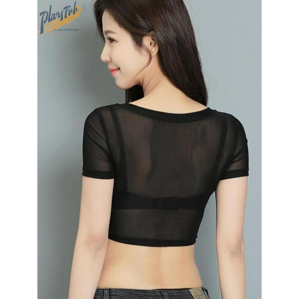 Ultra-fino interior de manga curta branco camiseta topo feminino verão meia curta gaze renda camisa de fundo feminino ro