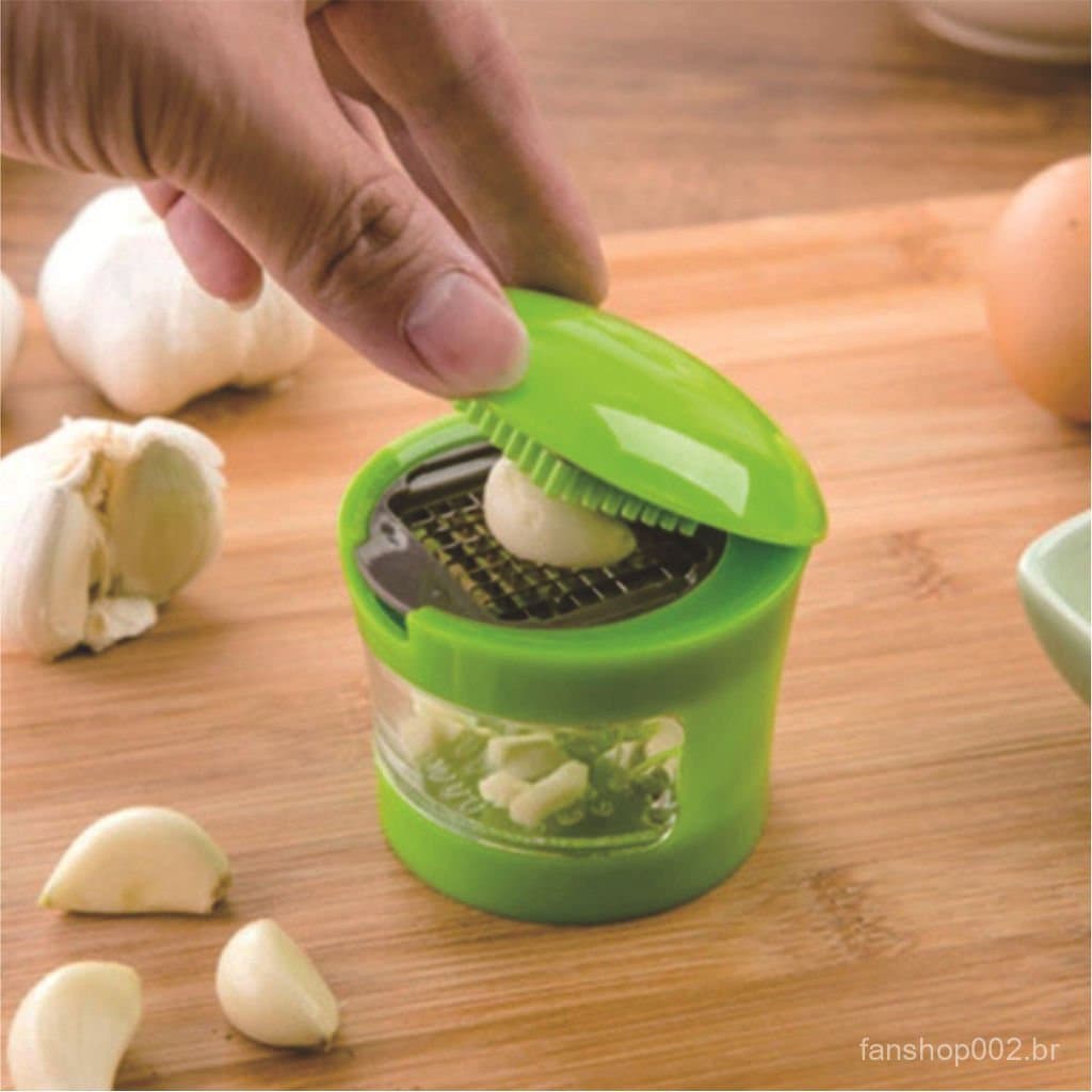 Prensa de Alho Multifuncional Pequena Mini Picador de Alho Cortador de Legumes Ferramenta de Cozinha Amassador de Alho S