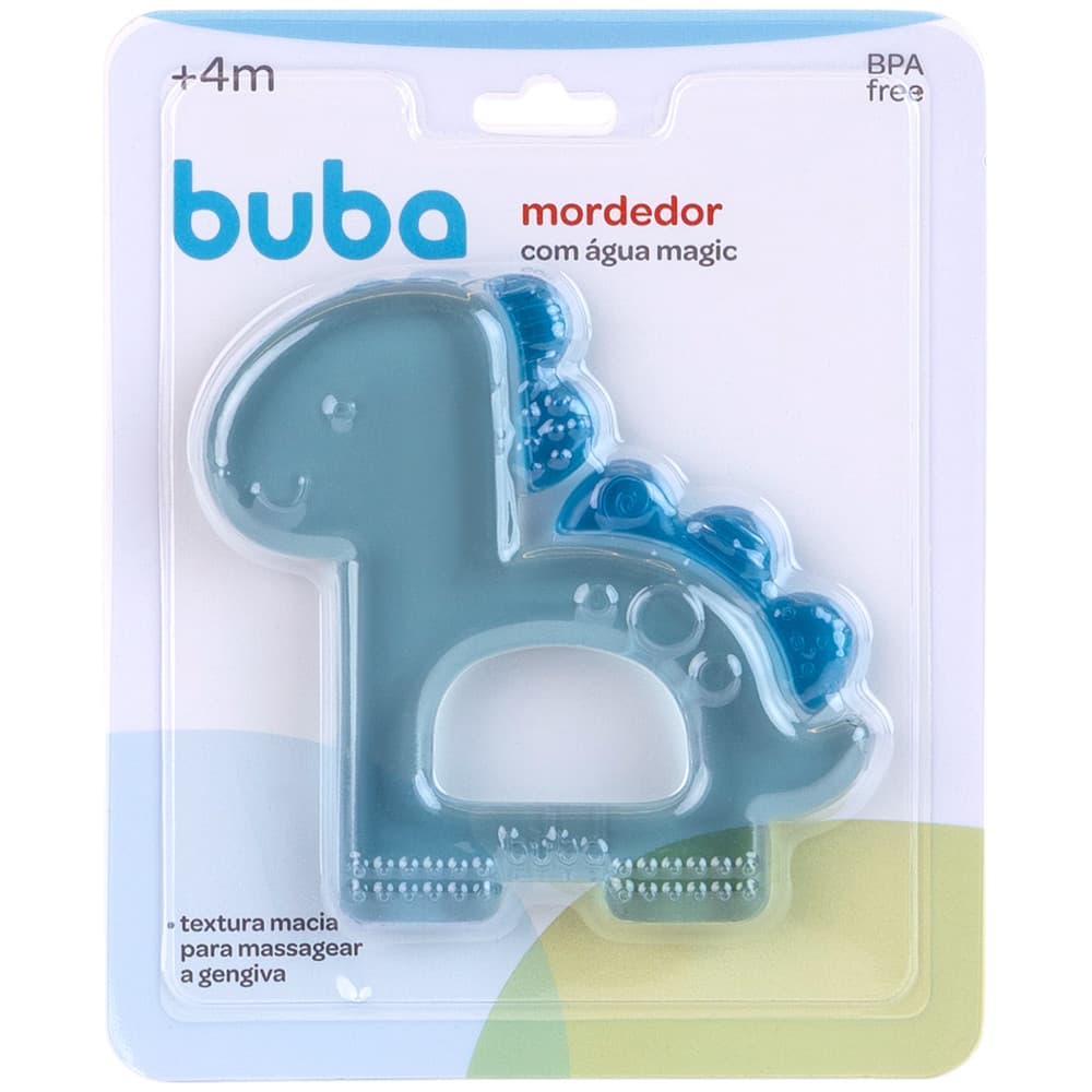 MORDEDOR COM AGUA MAGIC DINO VERDE BUBA DINOSSAURO