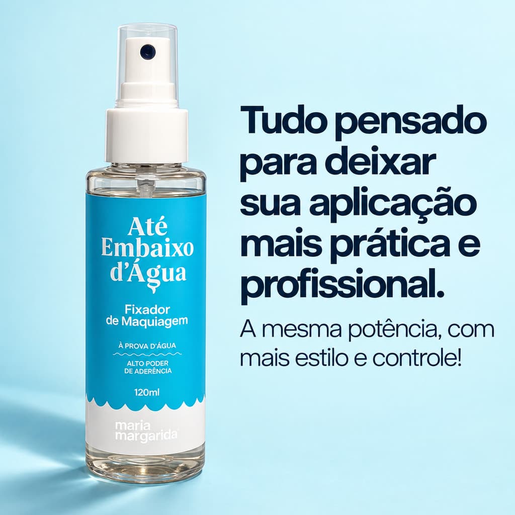 Spray Fixador Bruma de Maquiagem 120ml Alta Aderência Longa Duração