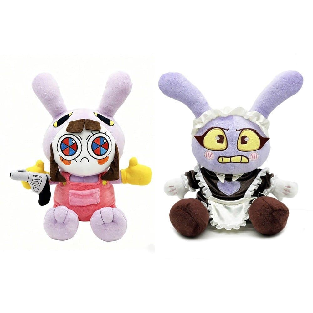 Novo The Amazing Digital Circus De Pelúcia, 28cm Boneco De Pelúcia/ Maid Jax boneca das crianças/macio pelúcia boneca