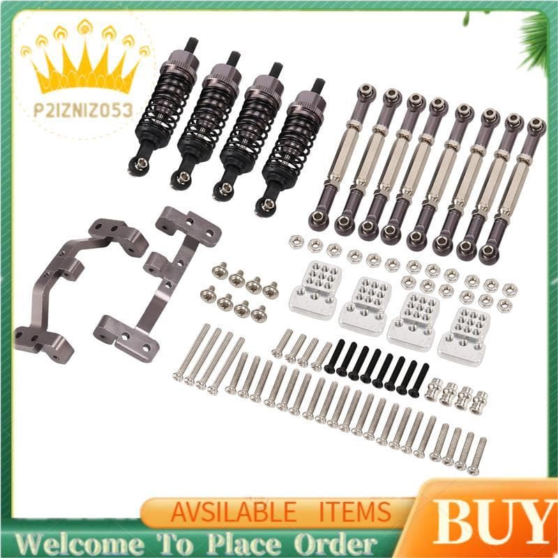 Atualizar Metal Puxar Haste Tirante Base Da Para B14 B24 C14 C24 C34 1/16 RC Peças De Reposição Do Carro