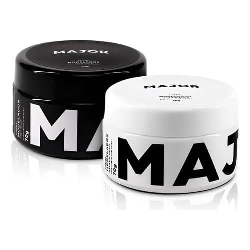 Kit Pomada Modeladora Major Masculina Efeito Seco E Úmido Kit 2 Efeito Pomadas Seco/úmido