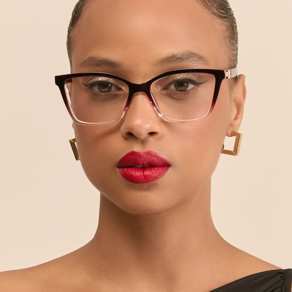 【Betsy】Óculos Feminino TR90 Clássico Gatinha Leve Transparente – Armação de Descanso Sem Grau