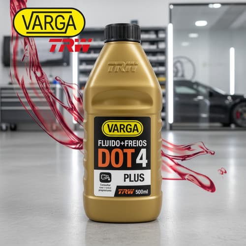 Fluido De Oleo Freio Carro Moto Original Varga Dot 4 500ml