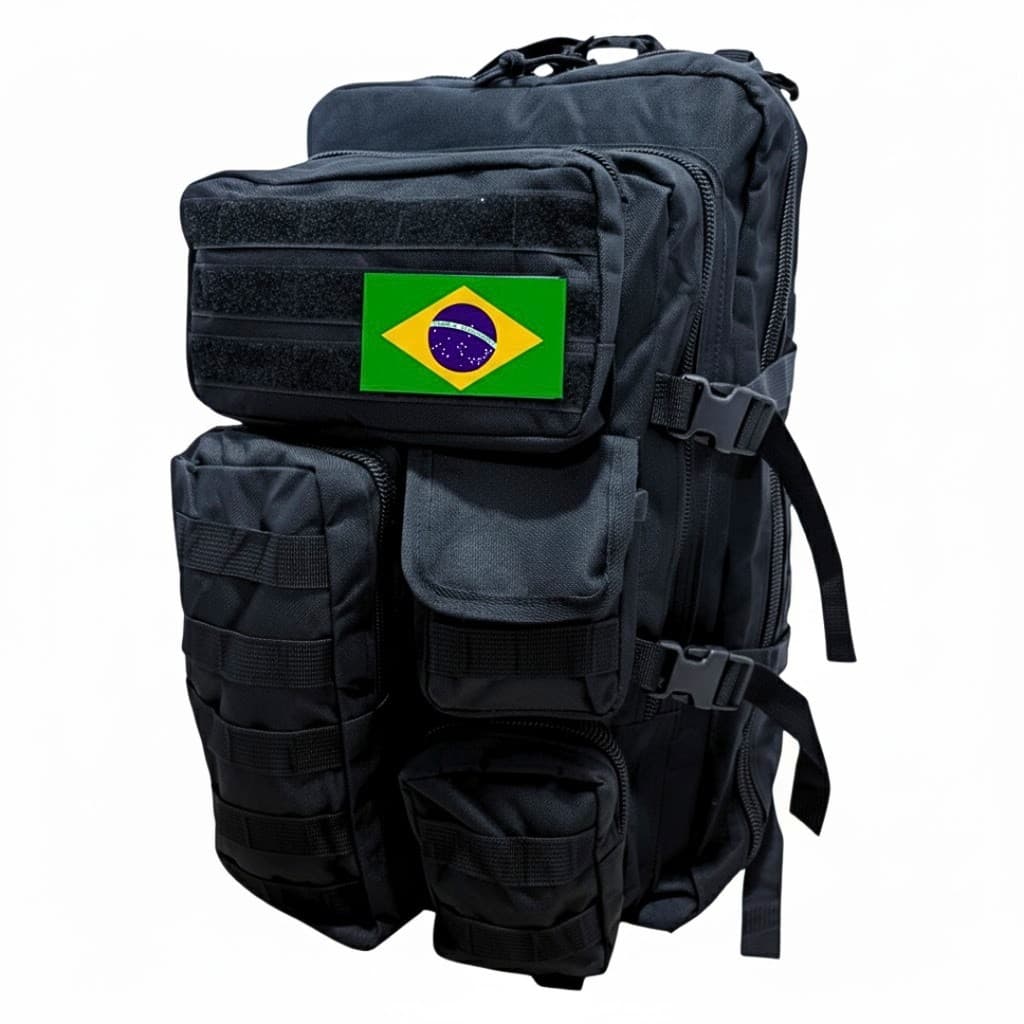 Mochila Militar 50 litros reforçada Impermeável grande acampamento serviço trilha