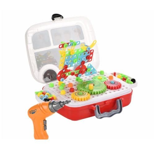 Kit Ferramenta Infantil Pecas Monta Desmonta Brinquedo Educativo Seguro Coordenacao Criatividade