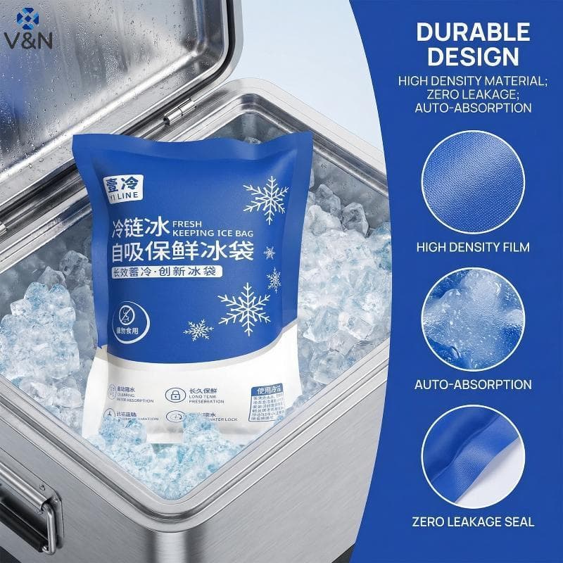 (V & N) Blocos De Freezer Reutilizáveis À Prova De Vazamentos Em Gel Para Almoço , Escola , Refeições , Escritório , Não