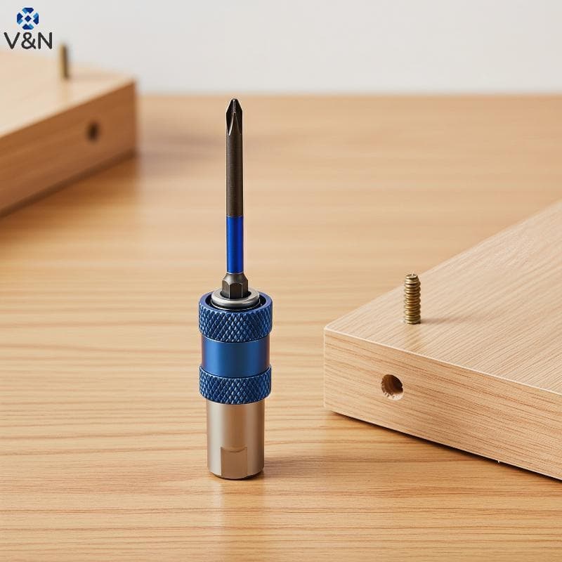 (V & N) Chave De Fenda Magnética Compacta M10 Com Suporte De Broca De Metal Ideal Para Reparos De Qui E Tarefas DIY De P