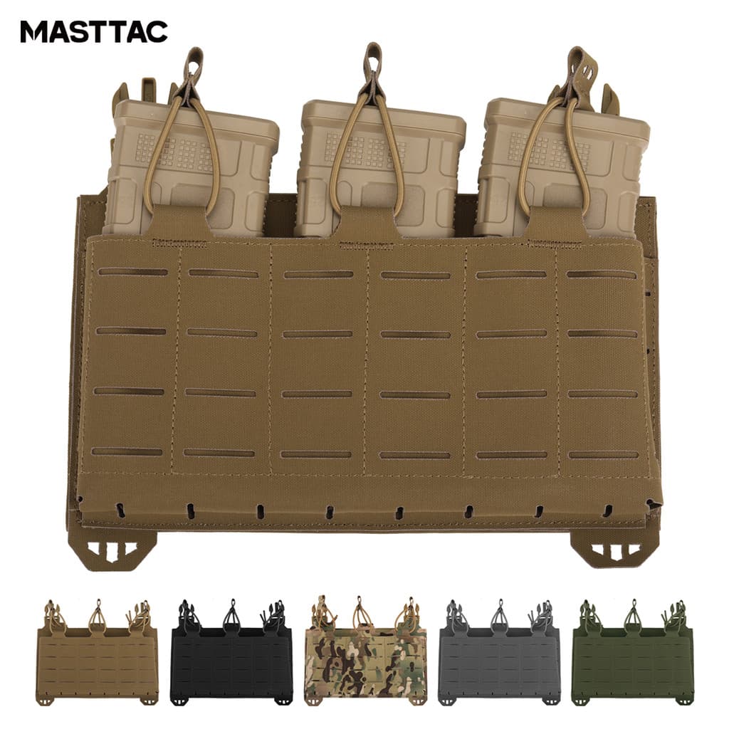 MASTTAC PS9712-Triple Painel Frontal Sistema molle 5.56 Triplo Quick Pull Acessórios de Liberação Rápida