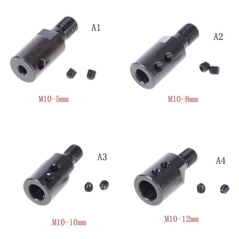 5mm/8mm/10mm/12mm Haste M10 Mandril Conector Adaptador Ferramenta De Corte