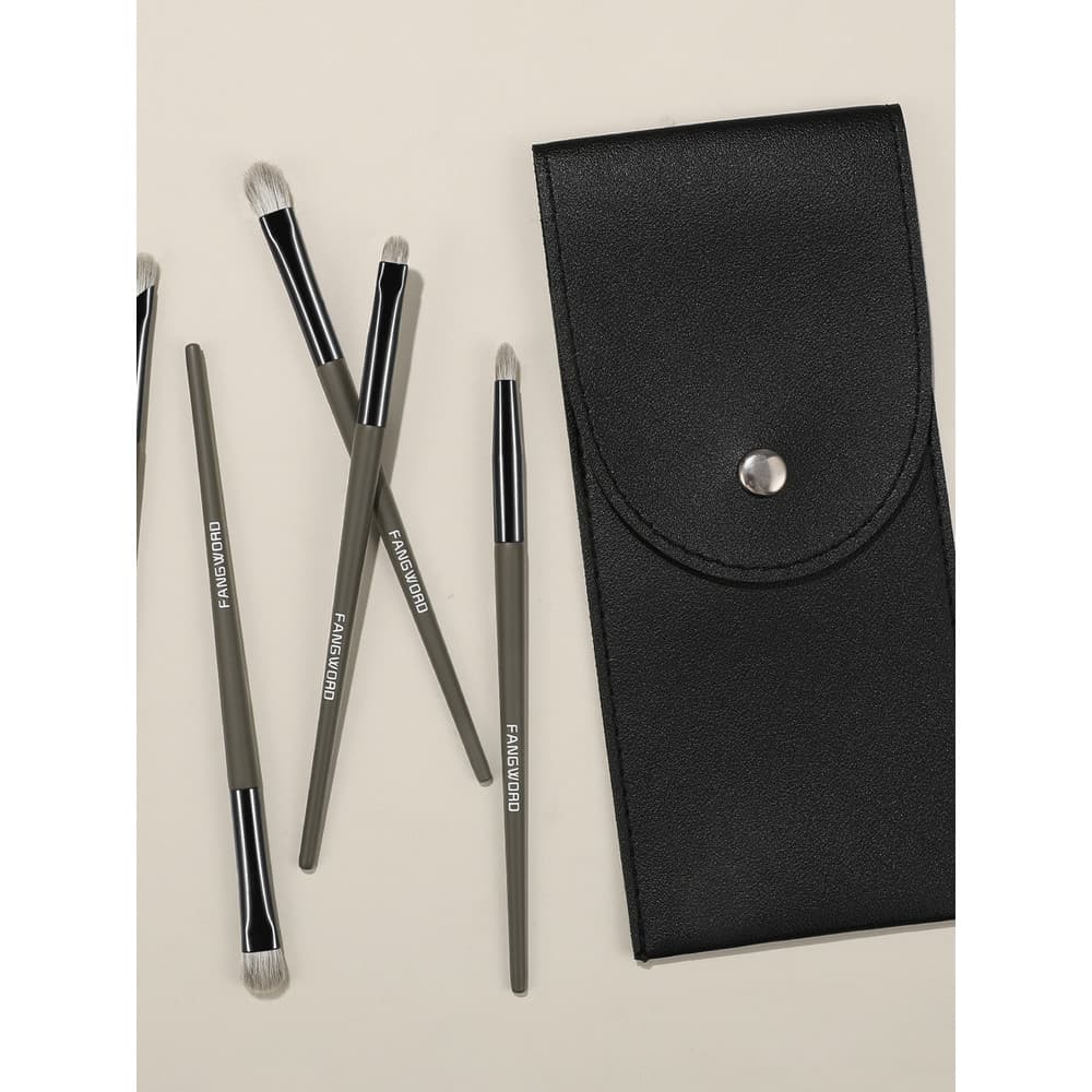 Fangyu Night Dome 5 Snow Fox Wool Blended Wool Eye Brush Nariz Shadow Brush Detalhe Smudge Brush Grande Médio Pequeno Pi