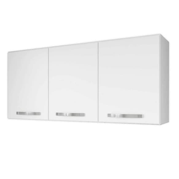Armário Aéreo Triplo Cozinha 3 Portas MDP 1200 Mila Home