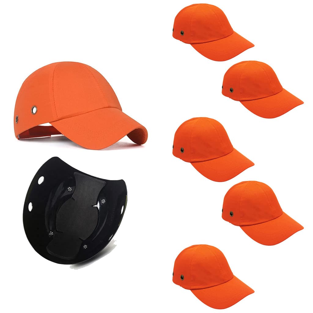 Bone com Capacete Seguranca EPI Kit 5 Uni Obra Reparo Casquete Construcao Oficina Trabalho Protecao Resistente