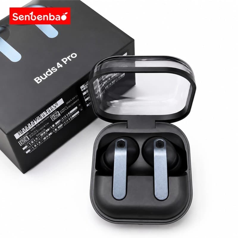Senbenbao Fones De Ouvido Buds 4 Pro Sem Fio Bluetooth 6 0 ENC Cancelamento Ruído Som Alta Fidelidade IPX4 À Prova Dwate