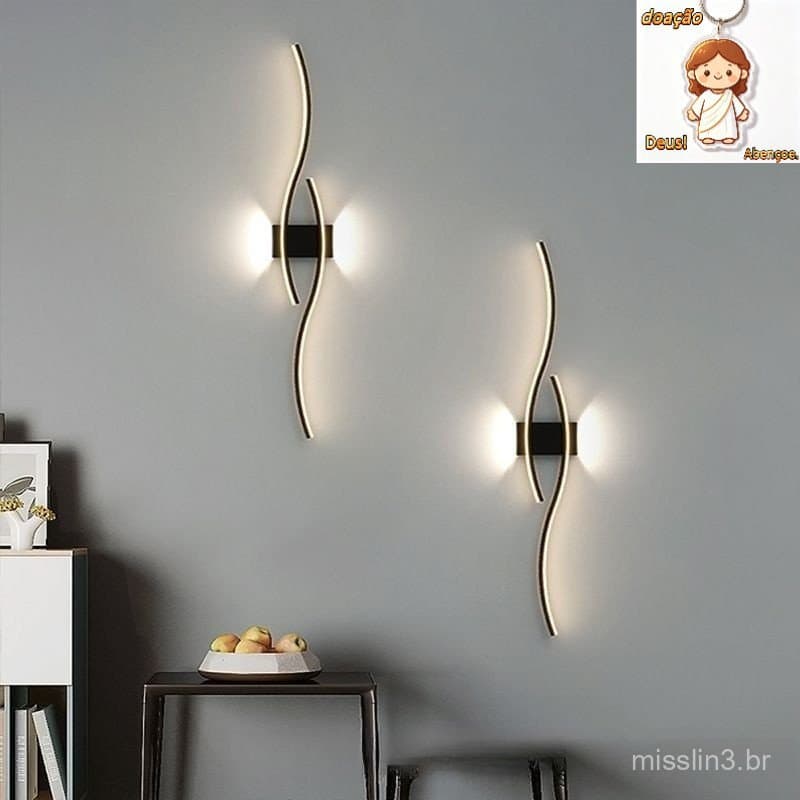 Lâmpada de Parede Sem Fio Lâmpada de Parede Simples para Sala de Estar Ca Room Menor Preço em Toda a Rede