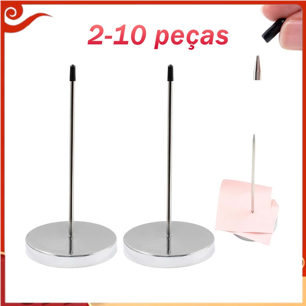 2-10 clipes de conta de recibo de papel, pinos de gravata de conta de 15 cm, suporte de mesa de memorando de escritório