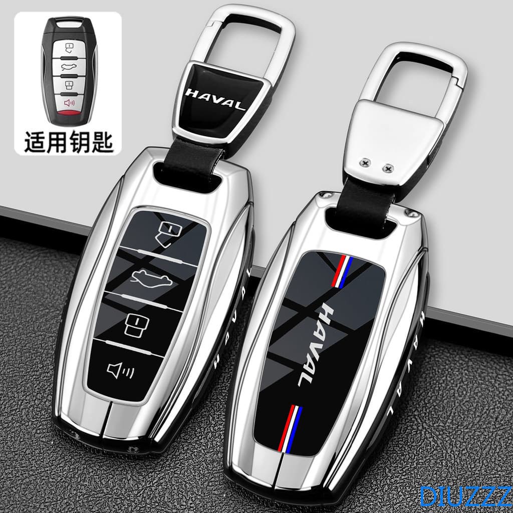 Para Haval, Capa Protetora de Chave Remota de Carro de 4 Botões em Liga de Zinco, Acessórios Automotivos, Great Wall Jo