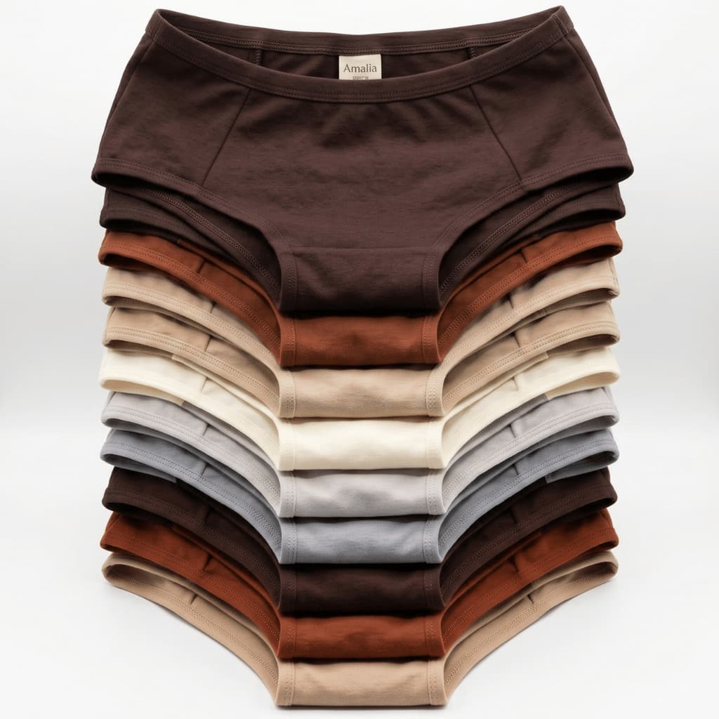 Kit Calcinha Cintura Alta Hot Pants Amalia Calçola Senhora Feminina Básica Tangão Segura Barriga