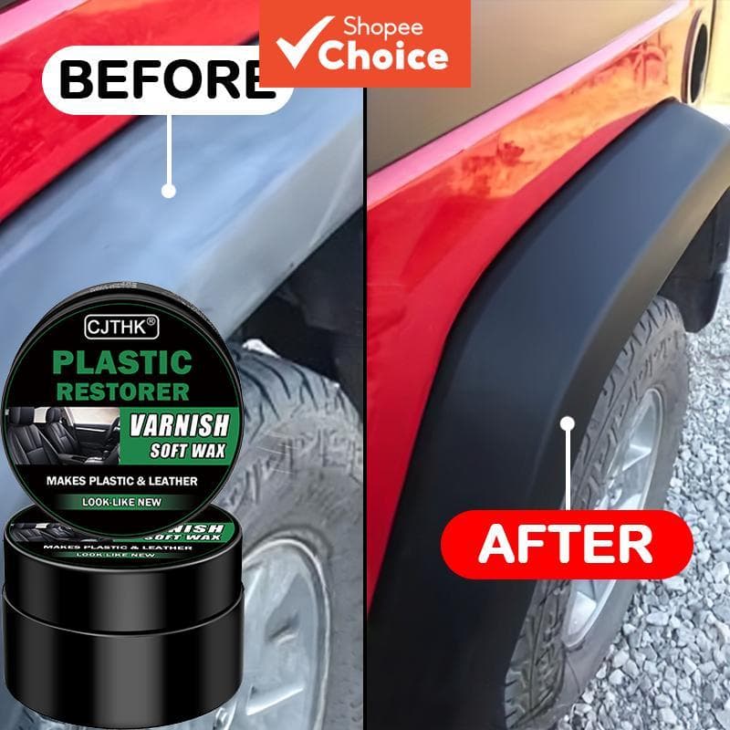 Restaurador de Plástico e Couro para Carro - Creme de Renovação - Cuidado Interno