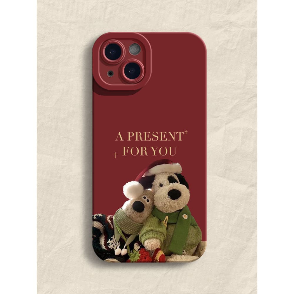 case iphone 13 capinha iphone 13 normal capa iphone 13 normal anti impacto Filhote de cachorro de Natal de Natal ~ iPhon