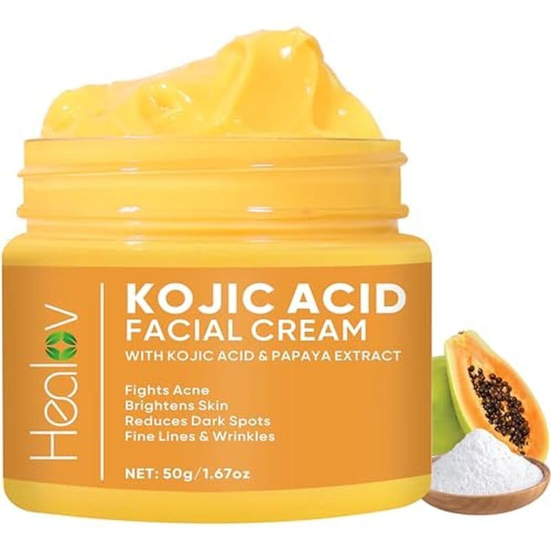 Creme De Ácido Kójico – Iluminador De Pele Para Manchas De Idade , Hiperpigmentação , Áreas Íntimas Removedor De Escuras