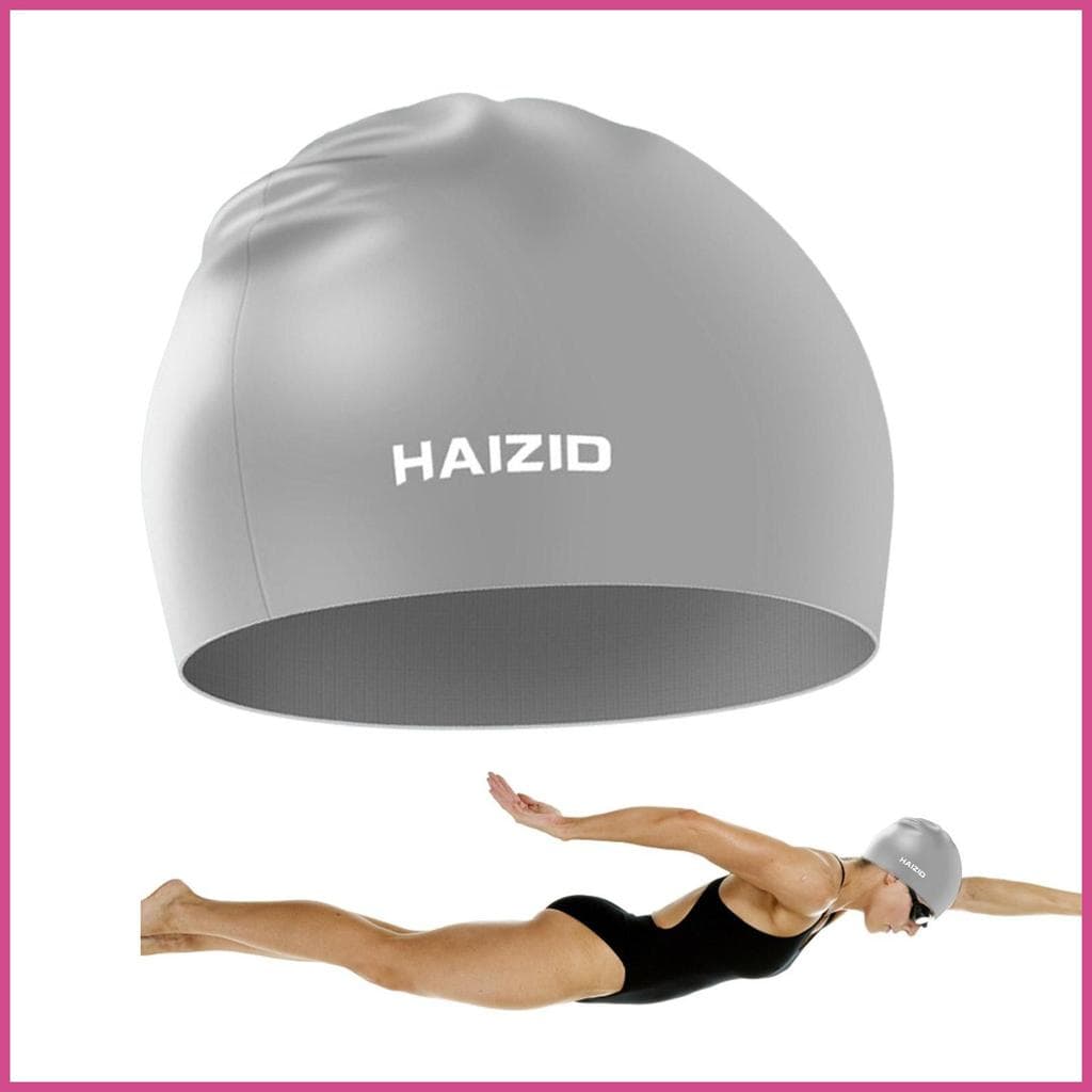 Touca De Natação De Silicone Feminina , Para Cabelos Longos , Durável , Alta Elasticidade , Antiderrapante , Piscina mub