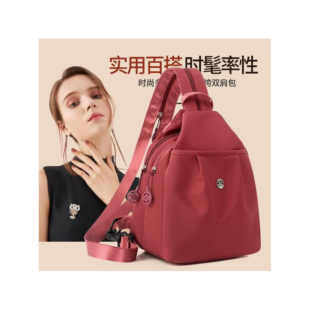 Mochila multifuncional feminina Oxford pano 2026 novo leve Crossbody saco de viagem ao ar livre escalada pequena mochila