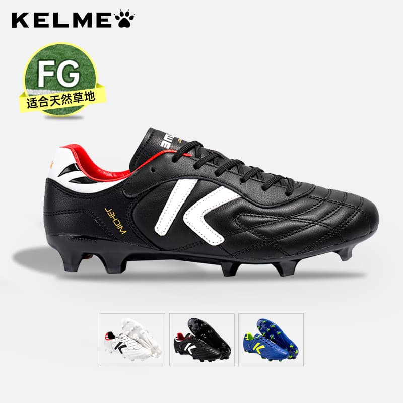 Carl Beauty Botas de Futebol Masculino Sapatos de Treinamento de Competição de Futebol FG Long Spikes Superfície de Cour