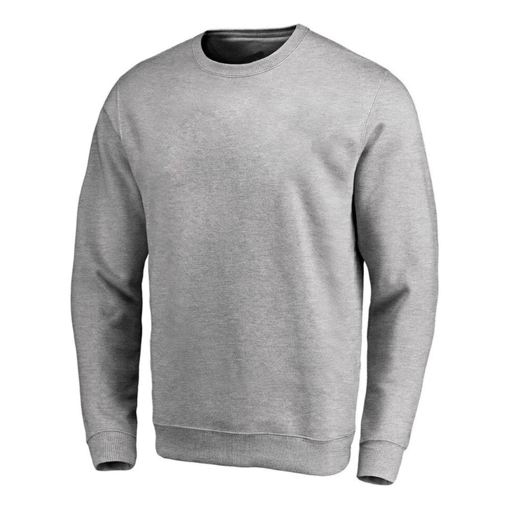 Moleton Masculino Sem Capuz Blusa De Frio Gola Redonda