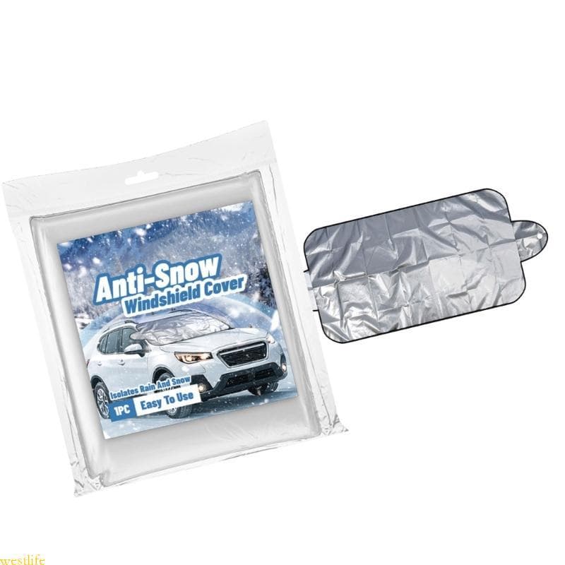 Capa Pára-Brisa Carro Para Proteção Contra Neve Inclui Liberação Rápida E Mangas Espelho Fáci