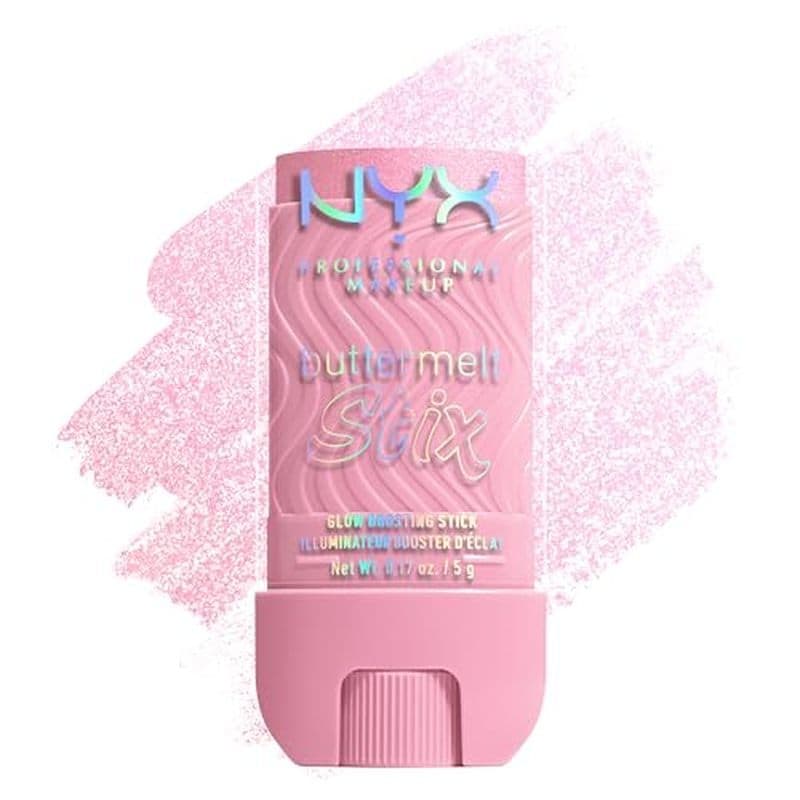 NYX PROFESSIONAL MAKEUP Buttermelt Glaze Stix , Bastão Iluminador Não Gorduroso Com Até 8 Horas De Maquiagem-04 My Melt