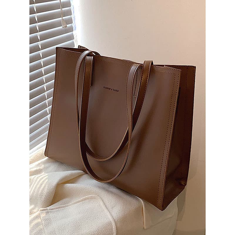 Bolsa de grande capacidade feminina High-End Commuter sacola 2026 novo estilo All-Match bolsa de ombro moda